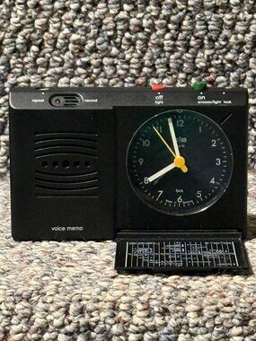 Vintage Braun Voice Memo AB 314 vm Alarm Clock Fully Working 1995